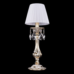 Настольная лампа декоративная Bohemia Ivele 7003/1-33/GW/SH2-160 в стиле Классический. Коллекция 7003 Gold White. Подходит для интерьера Для гостиной 