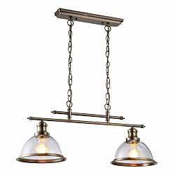 Подвесная люстра Arte Lamp A9273SP-2AB в стиле Лофт. Коллекция Oglio Bronze. Подходит для интерьера Для кухни 