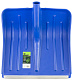 Лопата Сибртех для уборки снега пластиковая, синяя, 420х425 мм, без черенка 61618 в Волгограде