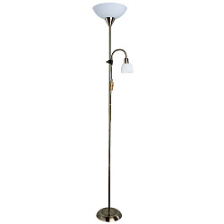 Торшер Arte Lamp A9569PN-2AB в стиле Современный. Коллекция Duetto. Подходит для интерьера ресторанов 