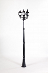 Уличный наземный светильник Oasis Light 83410 S B в стиле Классический. Коллекция AMERICA S. Подходит для интерьера 