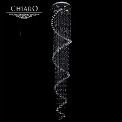 Каскадная люстра Chiaro 384017106 в стиле Арт-деко. Коллекция Каскад. Подходит для интерьера Для гостиной 