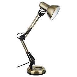 Настольная лампа офисная Arte Lamp A1330LT-1AB в стиле Современный. Коллекция Junior. Подходит для интерьера Для офиса 