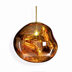 Подвесной светильник Tom Dixon Melt Gold в стиле яркое и цветное Современный. Коллекция Melt. Подходит для интерьера 