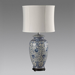 Настольная лампа Loft Concept 43.010.CR.BL.T1B в стиле . Коллекция Blue & White Chinoiserie. Подходит для интерьера 