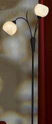 Торшер Lussole LSF-6295-02 в стиле Современный. Коллекция Bagheria. Подходит для интерьера Для гостиной 