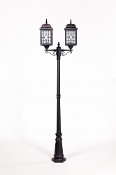 Уличный наземный светильник Oasis Light 64809L A R в стиле Классический. Коллекция LONDON. Подходит для интерьера 