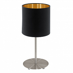 Настольная лампа Eglo 95729 в стиле Современный. Коллекция Pasteri Black. Подходит для интерьера Для спальни 