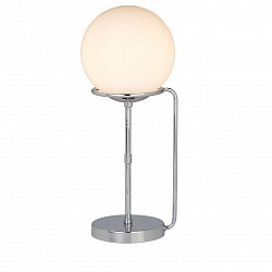 Настольная лампа декоративная Arte Lamp A2990LT-1CC в стиле Современный. Коллекция Bergamo Chrome. Подходит для интерьера Для прихожей 