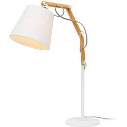 Настольная лампа декоративная Arte Lamp A5700LT-1WH в стиле Современный. Коллекция Pinoccio White. Подходит для интерьера Для офиса 