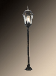 Наземный высокий светильник Arte Lamp A1206PA-1BN в стиле Замковый. Коллекция Genova. Подходит для интерьера 