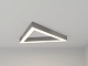 Дизайнерский накладной/подвесной светодиодный профильный светильник Siled Trigon 02 Profile SLD-TRIGON-PROF-1020